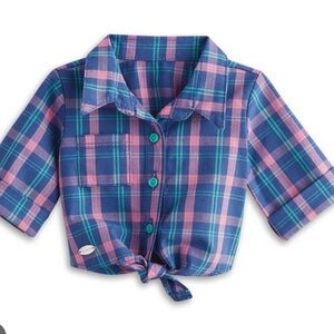 American girl doll pretty plaid shirt new tag